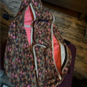Kavu Crossbody Bag with Geometric Pattern